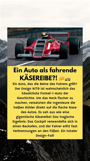 Ensign N179: Das hässlichste Formel-1-Auto aller Zeiten 🧀🏎️