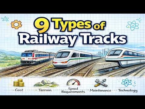 9 Types of Railway Tracks | An Engineering Overview