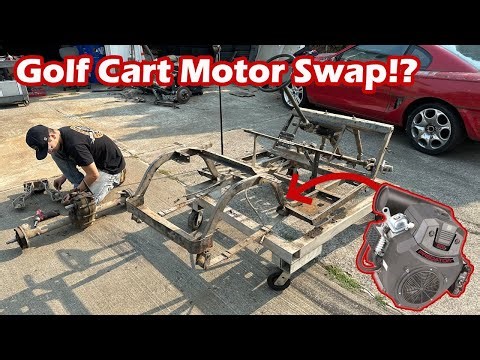 Golf Cart Motor Swap!? The Tear Down Begins Now!