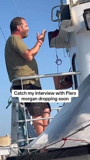 Preview of my interview with @piersmorganuncensored 😂😂will air tonight im told had to defend my commrade @gretathunberg @gazafreedomflotilla | Jacob Berger