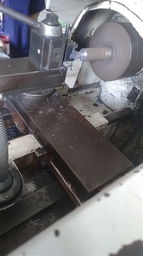FACING BY LATHE MACHINE