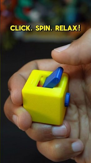 3D-Printed Fidget Cube. #3dprinting #fidget #cube
