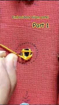 સરળ ગોળ કાચ ભરવાની રીત. circle mirror work tutorial. #mirrorwork