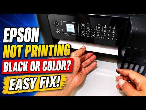 Epson EcoTank Not Printing? Fix Clogged Nozzles! (ET-2720, ET-2750, L5190 & More)