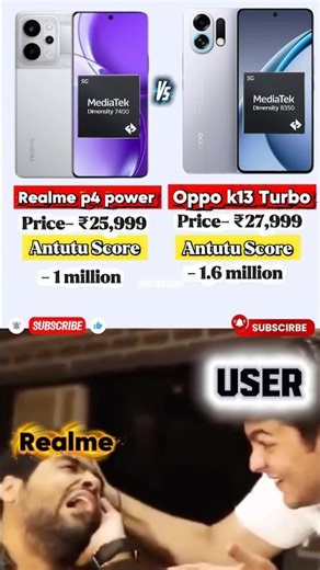 Oppo K13 Turbo 🔥 vs Realme P4 Power ⚡ Full Comparison #realme #oppo #comparison