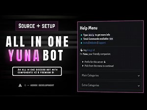All In One Discord Bot With Components V2 | Free Source Code & Easy Setup Guide