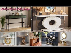 Modern Console Table Design Ideas