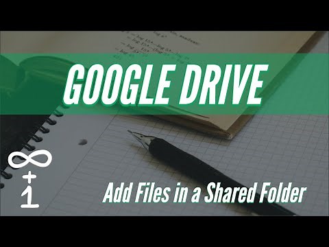 Google Drive - Add Files in a Shared Folder