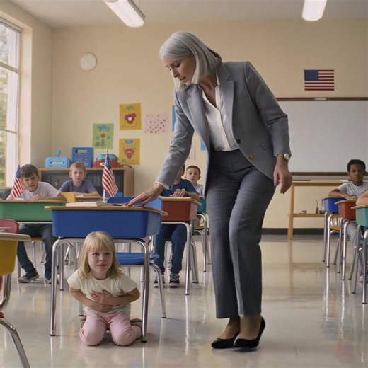 the day my five-year-old student refused to sit down, collapsed in my classroom, and quietly begged me not to let strangers take her away Thirty years in a classroom teaches you the difference between a tantrum and terror. That morning, it was terror. She was under her little desk, a five-year-old girl named Anna, balled up tight. Her hands were pressed flat against her stomach, as if she were trying to hold herself in one piece. I knelt down. The classroom noise of twenty other kids faded to a 