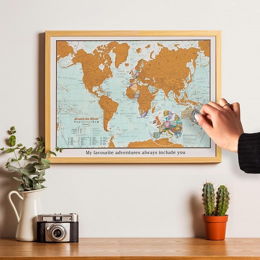 Personalised Scratch the World® Travel Edition Map Print - Gifts for Him, Gifts for Her, Scratch Off, World Map, Travel Gift - Etsy UK
