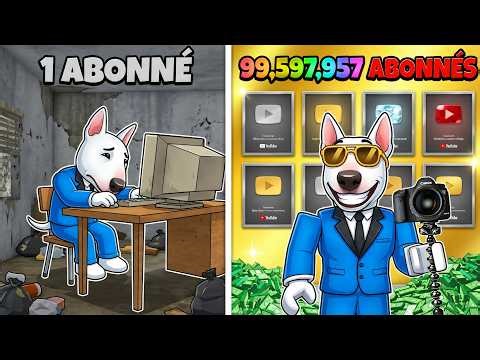 Je suis passé de Youtubeur Noob à CÉLÈBRE Sur Roblox !