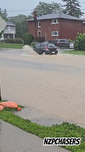 Flash flooding in Kitchener/Waterloo today!! #ONstorm | NZP Chasers