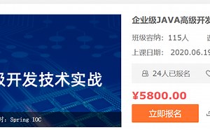 企业级JAVA高级开发技术实战 Day03 SpringBoot二