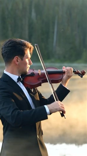 The Godfather Theme on Violin at Sunrise 🌅 (Mount Rainier)