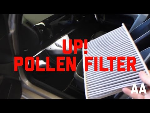 How to Replace Cabin Pollen Filter Volkswagen VW up!