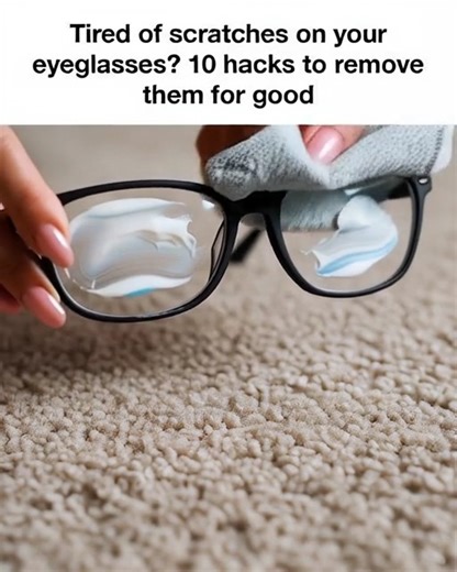 61K views · 52 reactions | 10 Easy Ways to Get Rid of Scratches on Your Glasses for Good | Easy craft | Facebook