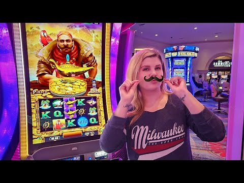 FIRST Spin Bonus on the New Magic Lamp Slot Machine!! 🧞‍♀️