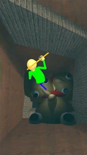Baldi Meets Giant Heads in GMod #shorts #gmod