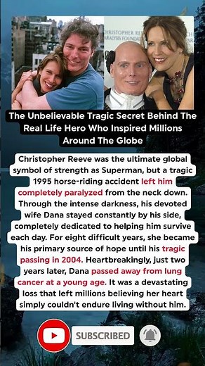 The Heartbreaking Untold Love Story Of Superman Legend Christopher Reeve And His Wife
