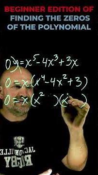 Finding Zeros of Polynomials Made Easy #maths #algebra #studyhacks
