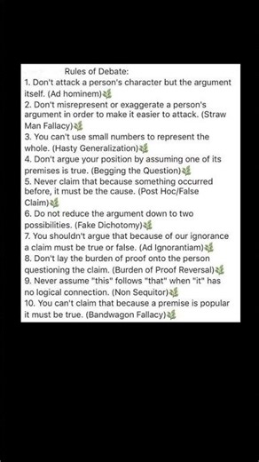 mastering logical debate rules | Subscribe for more #motivation 😊👍