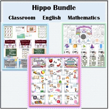 Hippo Classroom Bundle: English, Classroom, Mathematics