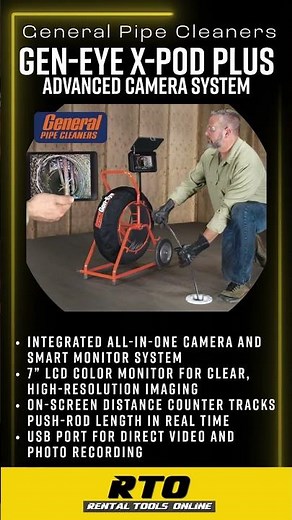 General Pipe Cleaners | Gen-Eye X-POD Plus