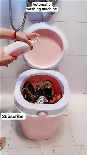 part 228.Shoes Dirty No Problem! Magic Mini Washing Machine Cleans Shoes Inside & Out short video