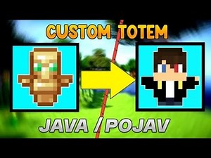 How to Make Custom Totem of undying in Java/Bedrock PojavLauncher | How to Make Custom totem !