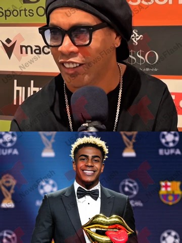 Ronaldinho aconseja a Lamine Yamal en el fútbol
