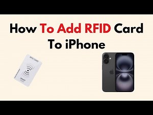 How To Add RFID Card To iPhone
