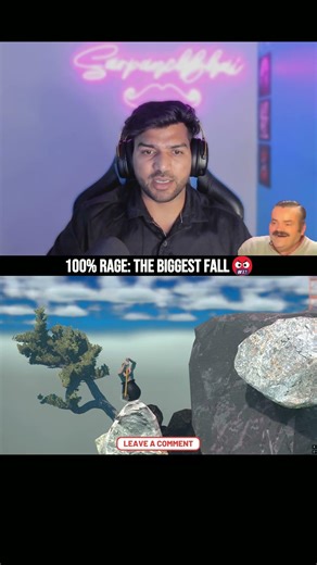 100% RAGE: The Biggest Fall #shorts #shortvideo
