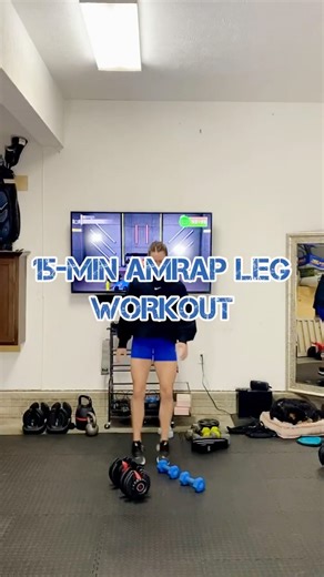 LEG DAY AMRAP 💥 #legday #amrap #quickworkout #lowerbodyworkout #homeworkout #fitnessshorts