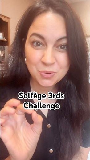 Solfège 3rds Vocal Exercise in Under a Minute #vocalexercises #solfege #solfeggio #musicteacher