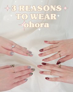 2.7K reactions · 339 shares | Are you tired of your nails smudging or chipping?  If so, here are 3 reasons why you should try ohora✨: 1. ohora is NOT your average nail sticker 2. It’s easy to apply 3. 250+ designs to choose from! Simple 2 steps to get a free gel lamp: Step 1. Add the gel lamp to your cart ️ Step 2. Enter 헢헛헢헥헔헙헥험험 at the checkout ✅ (*one-time use only) | VANITY TABLE | Facebook