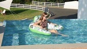 Watch Pool Float Chair Lounge for Adults on Amazon Live