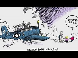 UTK grad's cartoon of Bush reunited with family in heaven goes viral