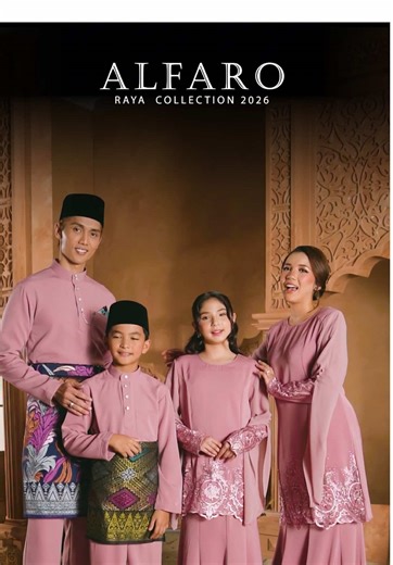 🌙HARI RAYA 2026✨ Diraikan dengan penuh keanggunan dan makna. Dalam setiap senyuman keluarga, terselit nilai tradisi yang kekal abadi. Baju Kurung dan Baju Melayu daripada collection khas raya ALFARO dicipta untuk menyatukan gaya, keselelesaan dan kebersamaan. Kerana Raya yang indah adalah Raya yang diraikan bersama. #alfaro #bajukurung #bajumelayu #collectionraya2026 #fyp