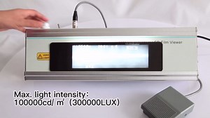 FM1000 LED Industrial X-Ray Radiography Film Viewer NDT Non-Destructive Testing Film Viewer 2.4 x 8 inch / 60 mm x 200 mm