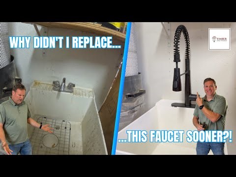 Replacing the Shop Utility Sink Faucet