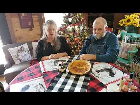 Eggnog pie