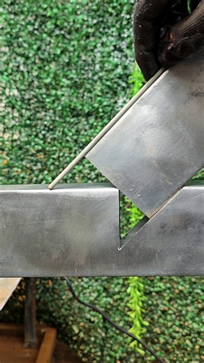 technique of overcoming a 45-degree angle connection