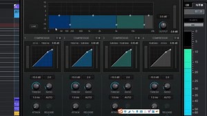 cubase自带 多段压缩 MultibandCompressor