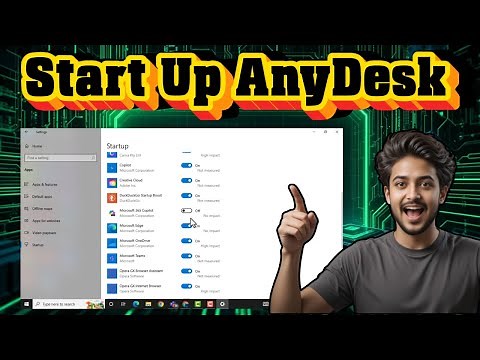How To Start Up AnyDesk Software In Windows 10 - Simple Steps