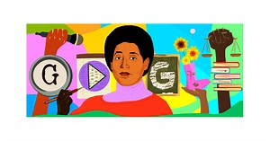 Google Doodle honors Audre Lorde, a poet, feminist, and civil rights activist