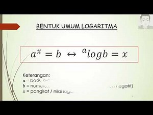 Matematika SMA -- Logaritma (Matematika Wajib Kelas X)