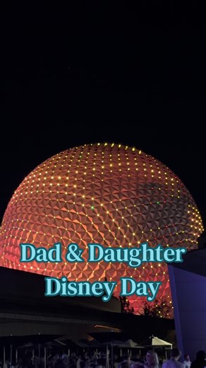 This is your sign to plan the Dad & Daughter Disney Day! 🥹✨ We grew up going to Disney World as a whole family… but last year we realized we had never done a day that was just us. So we started a tradition. 🩵 My advice?? SET THE DATE! & Gooo! Take the photos. Take the videos. Smile. Laugh. Ride a ride!!…. it might be your new favorite! 🤭🎢🌑💫 Enjoy the moment - spread joy! Trust me ✨ @Disney Parks @Disney #epcot #dad #daughter #disneyadult #tradition