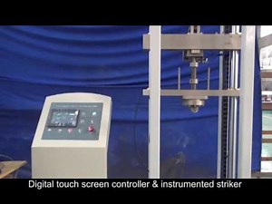 DWTT 1000 Drop Weight Impact Testing Machine with Instrumented System as per ISO6603, ISO7765......