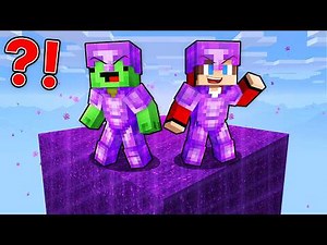Mikey and JJ Survive on One IMMORTAL Minecraft Block (Maizen)