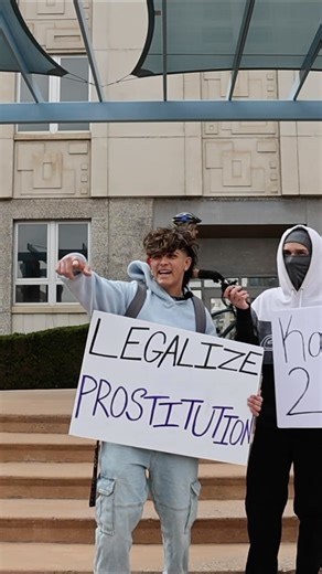 Santi on Instagram: "Protest for what you want! #protest #prank #funny #protesting"